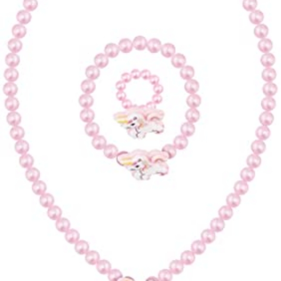 Musical Jewelry Glitter Storage Box and Jewelry Set for Little Girls with Spinni - Picture 4 of 4